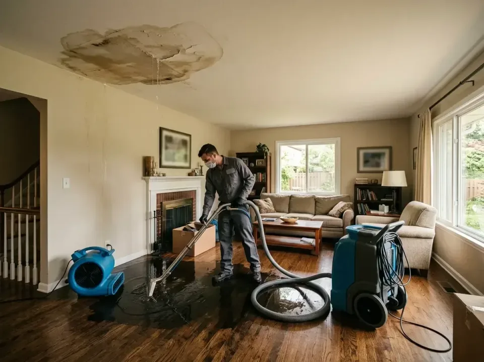 attic-pipe-burst-ceiling-drip-008 — frequently asked questions, Water Damage Restoration & Carpet Care in Bend, OR
